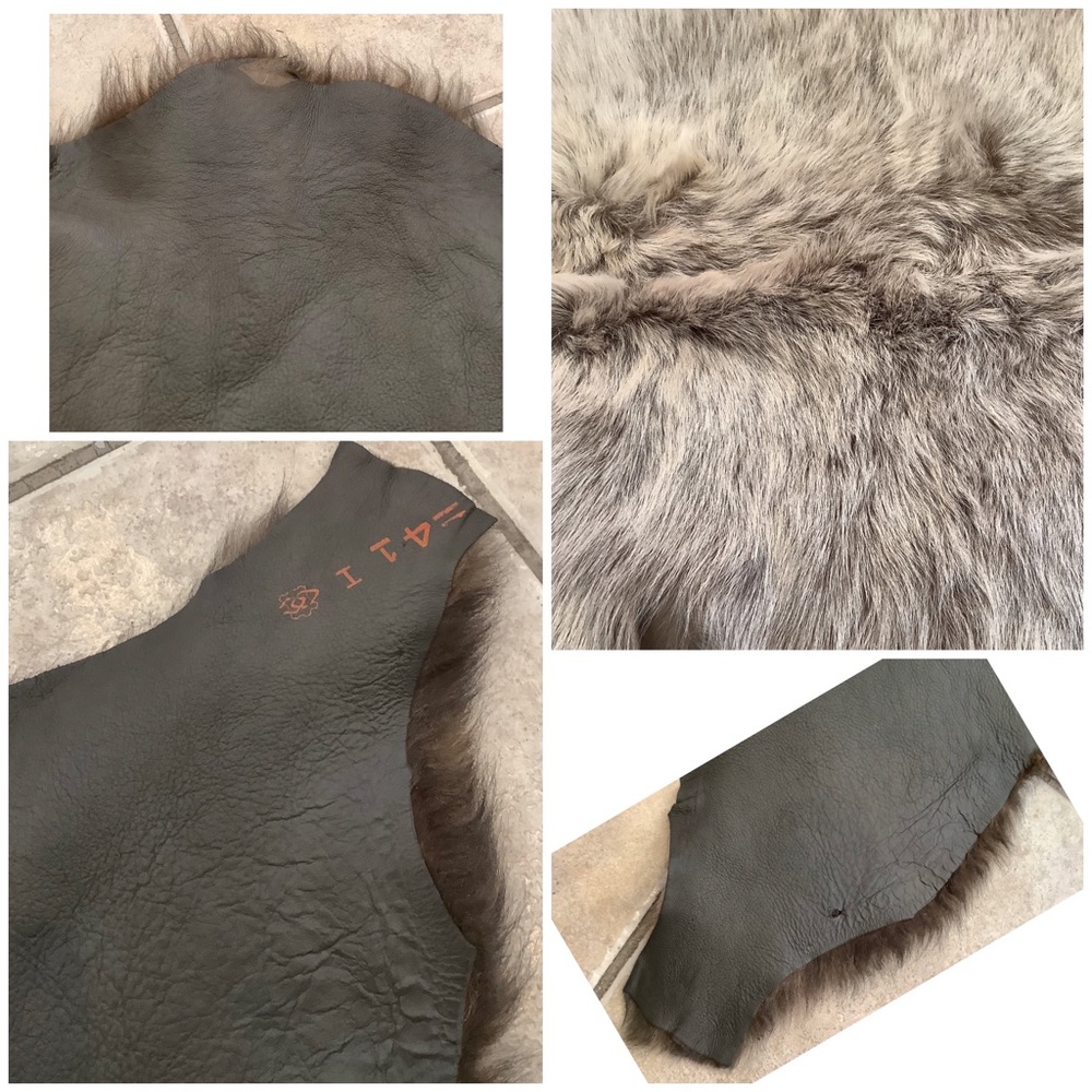 STUNNING Fur Accent Rug - Picture 5 of 5